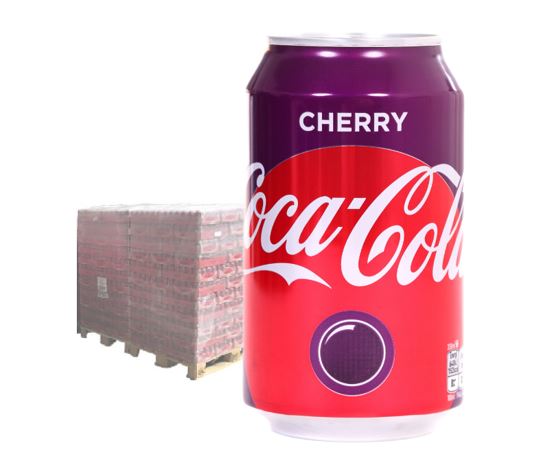 Coca Cola Cherry 24 x 330 ml, Origin DE/DK , 99 Trays / Europalette
